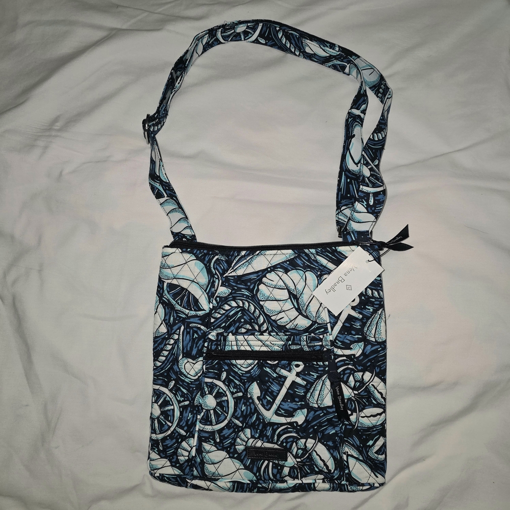 NWT Vera Bradley Shore Enough Hipster Crossbody Bag Purse